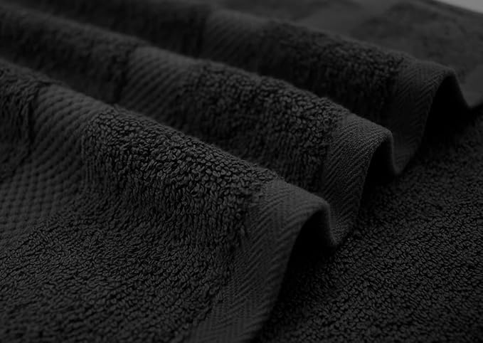 DAN RIVER Bath Towels Set of 4, 27 x 54 Inches, 100% Cotton, Larger & Lighter