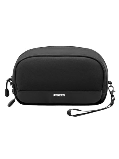 UGREEN Travel Tech Pouch, Cable Organiser Bag, Travel Essentials Organiser, Water Resistant, Internal Zipper Layers, Carry Storage Bag for Power Bank, Charger, Adapter, Cable, HDD, Daily Items(M)