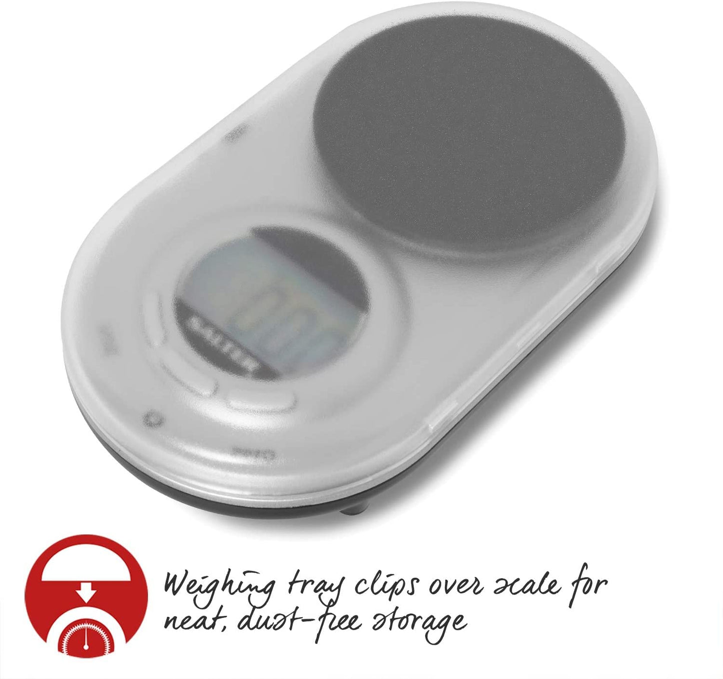 Salter 1260 SVDRA Precision Electronic Scale – Micro Pocket Digital Scales, 500g Capacity, In 0.05g Increments, Neat Storage, Large LCD Display, Compact, Discreet Design, For Jewellery, Spices, Coins