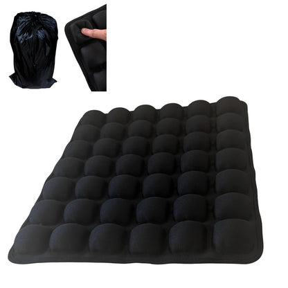 Inflatable Airplane Seat Cushion – Travel Seat Pad for Long Flights, Comfortable Air Travel Cushion with Built-in Thumb Pump for Quick Pressure Relief
