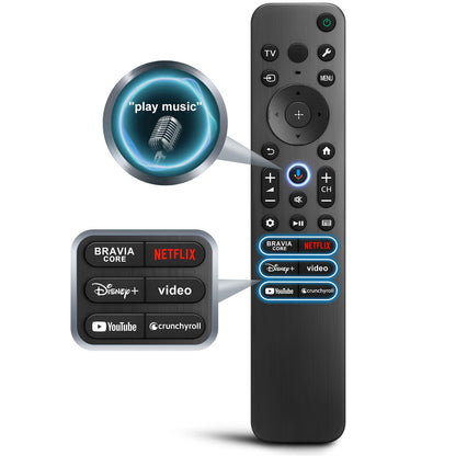 Voice Magic Remote for LG-Smart-TV-Remote Control Replacement, AKB75855501 AN-MR20GA MR19BA MR18BA MR650A with Voice Recognition and Pointer Function