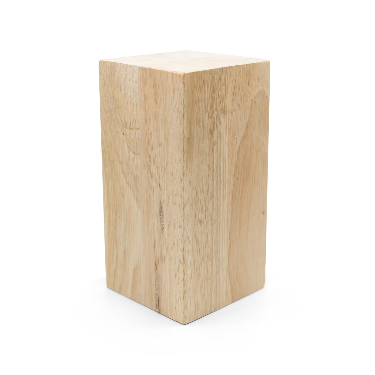 Sustainable Things Unfinished Wooden Blocks 4x4x8 Solid Wood Blocks for DIY Home Decor and Crafts Paintable Rectangular Large Blocks
