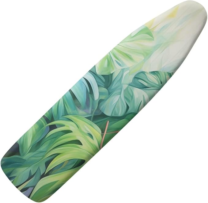 Tropical Palm Tree Leaves Ironing Board Cover and Pad 15 x 54 Heavy Duty Iron