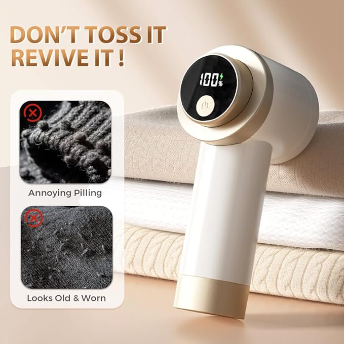 Rechargeable Fabric Shaver for Clothing