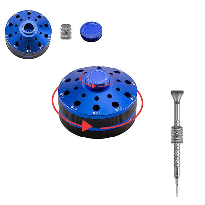 10 pcs Precision Slotted And Phillips Watch Screwdriver Set Different Sizes With 20 Extra Replace Blades Watchmaker Screwdriver Set for Watch,Jewelry,Eyeglass