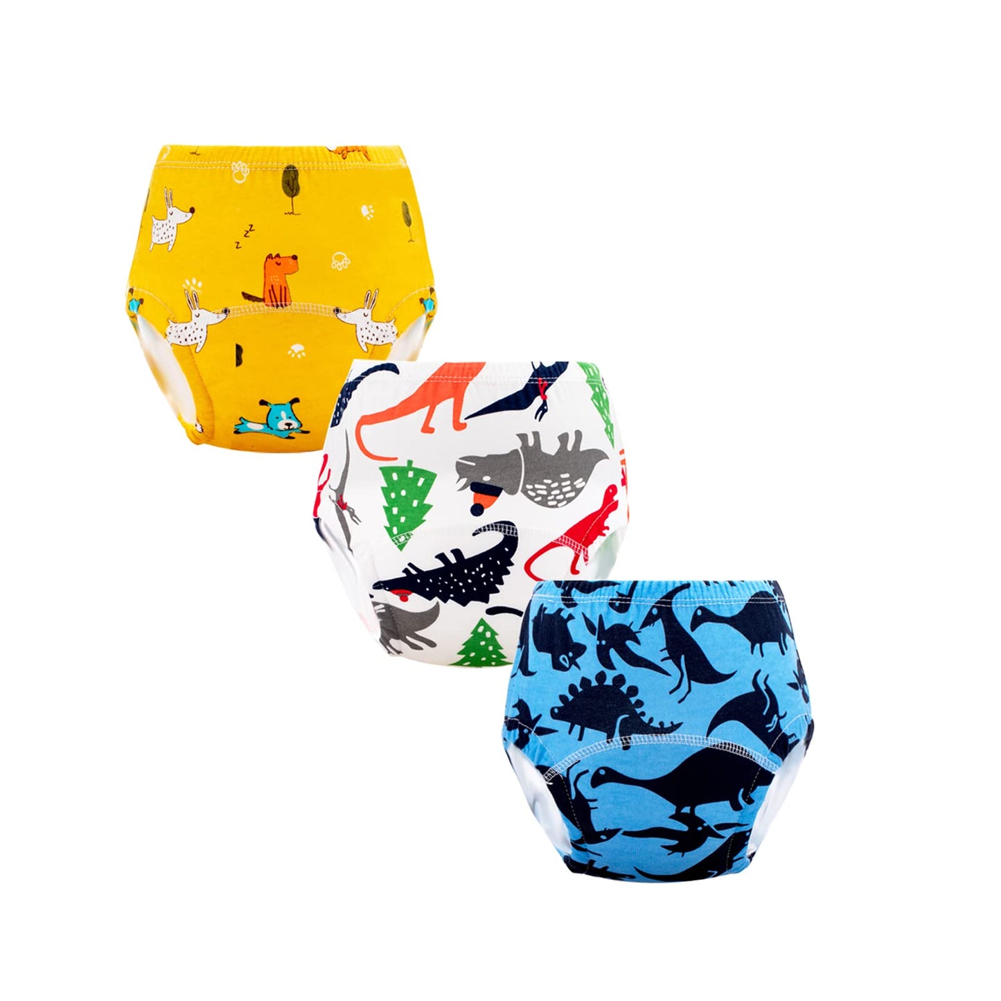 JackLoveBriefs Potty Training Pants for Toddlers Boys Cotton Potty Training Underwear 2-3 Years (8 Packs, S, Multicolor)