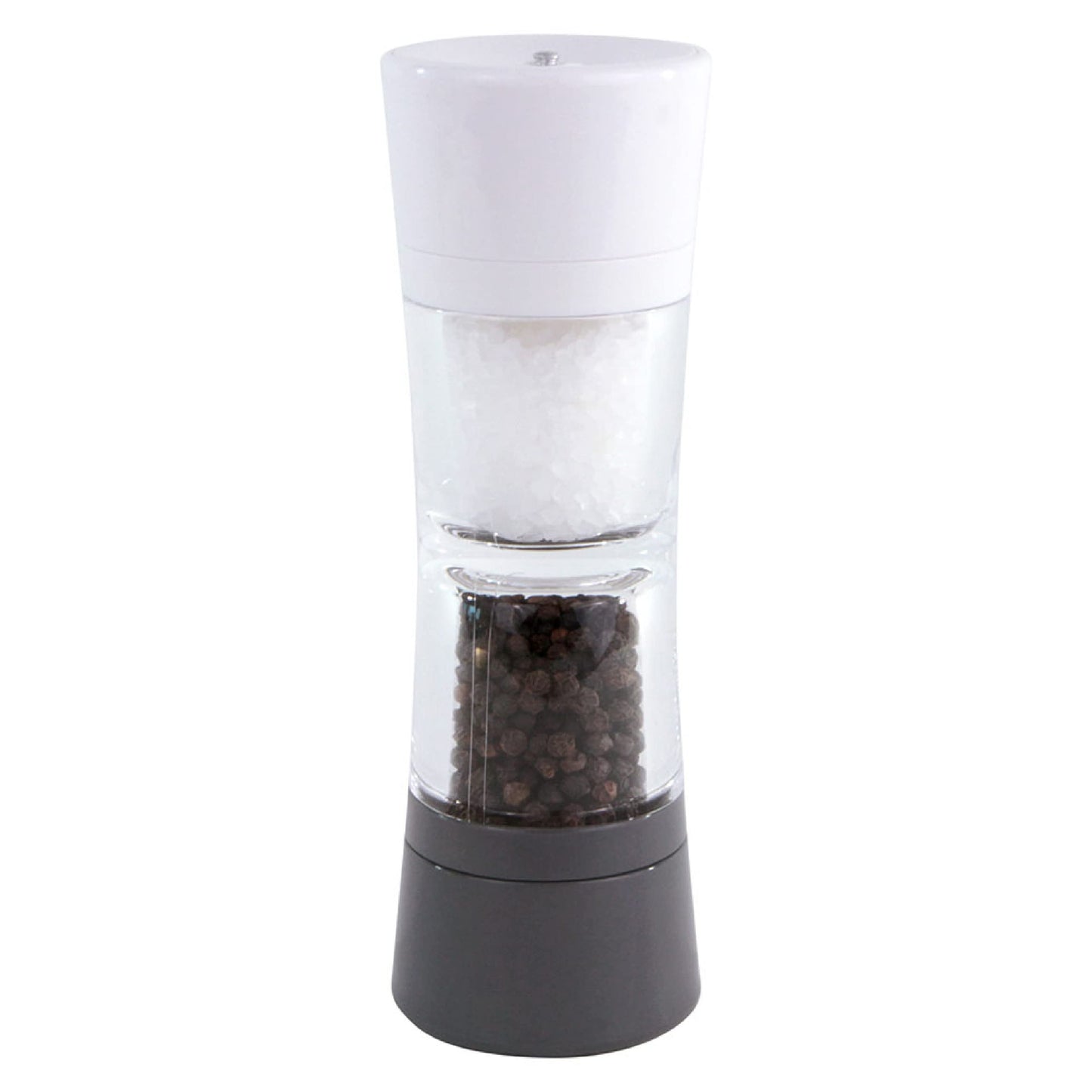 Cole & Mason Lincoln Duo Salt and Pepper Grinder Combo, Acrylic Combination Mill Includes Premium Salt and Peppercorns