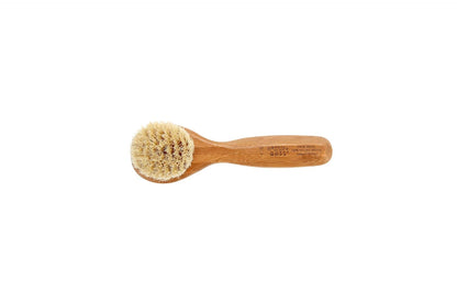 Facial Cleansing Brush - Natural Bristle Wood Handle