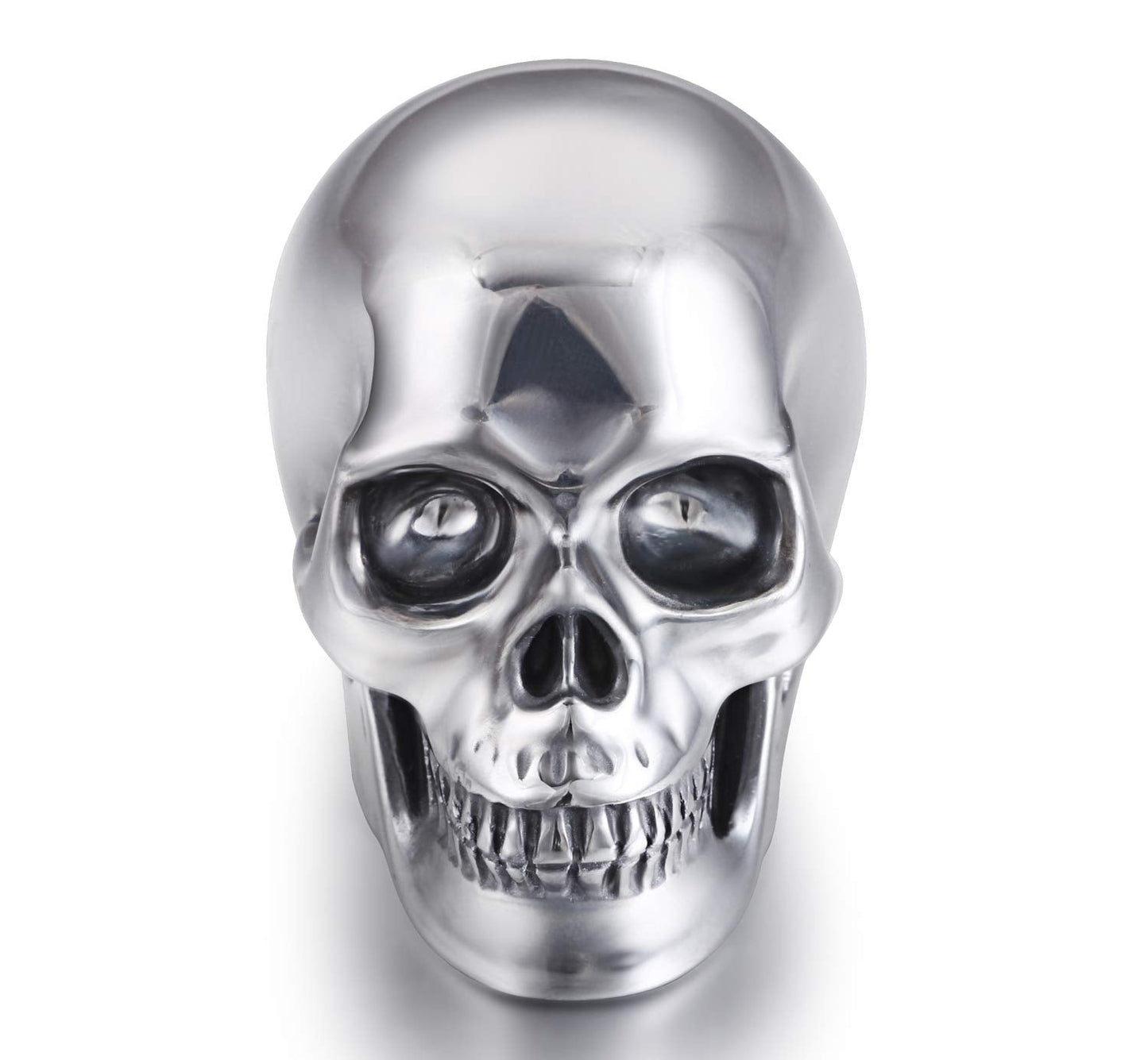 Skullis 2.0" Tera-Hertz Crystal Skull, Hand Carved Gemstone Fine Art Sculpture, Reiki Healing Stone Statue. z8
