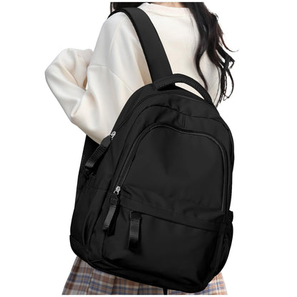 HYC00 Laptop Backpack for Women School Backpack Lightweight School Bags for Teen Girls Travel Work Rucksack Bag for Women College Bookbag 15.6 Inch Laptop Rucksack Casual Daypack Work Bag,Black