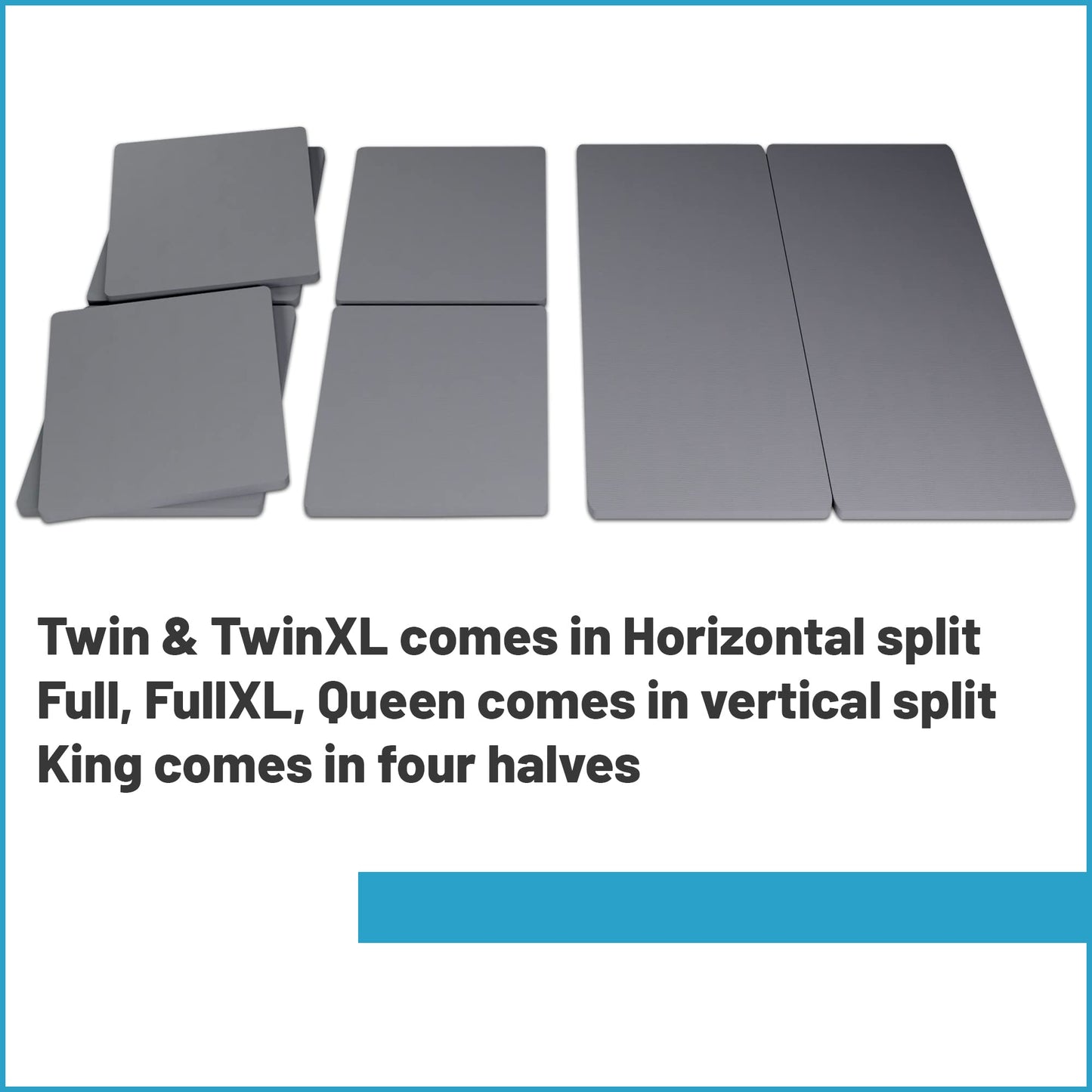 Treaton, 1.5-Inch Split Fully Assembled Bunkie Board for Mattress/Bed Support, Twin