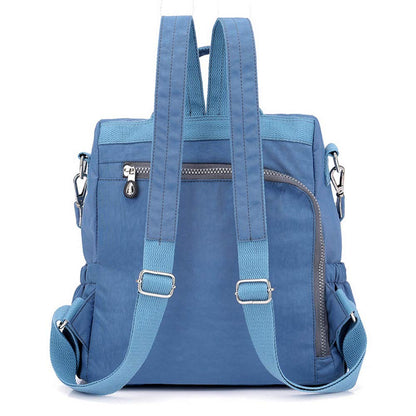 Estwell Women Backpack Ladies Rucksack Handbag Anti-theft Waterproof Nylon School Bag Travel Casual Daypack Fashion Shoulder Bag, Blue