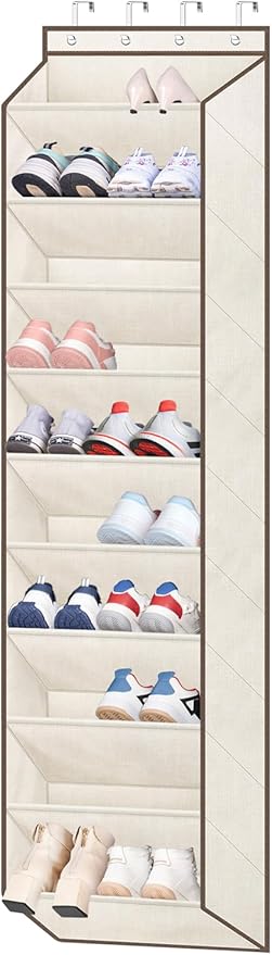 SLEEPING LAMB Shoe Rack for Door, Kids Door Shoe Organizer for Closet hanger