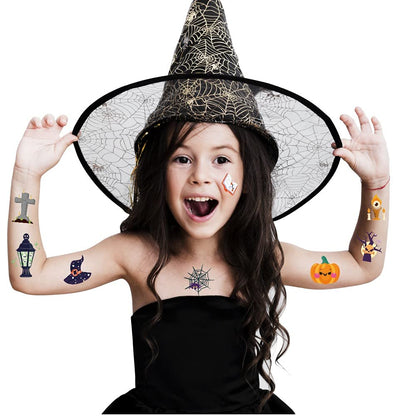 Temporary Tattoos for Kids - 360 Piece Bulk Halloween Trick or Treat Fake Tattoos for Boys & Girls Assorted Prizes Party Favor Goody Bag Stuffers - 20 Sheets