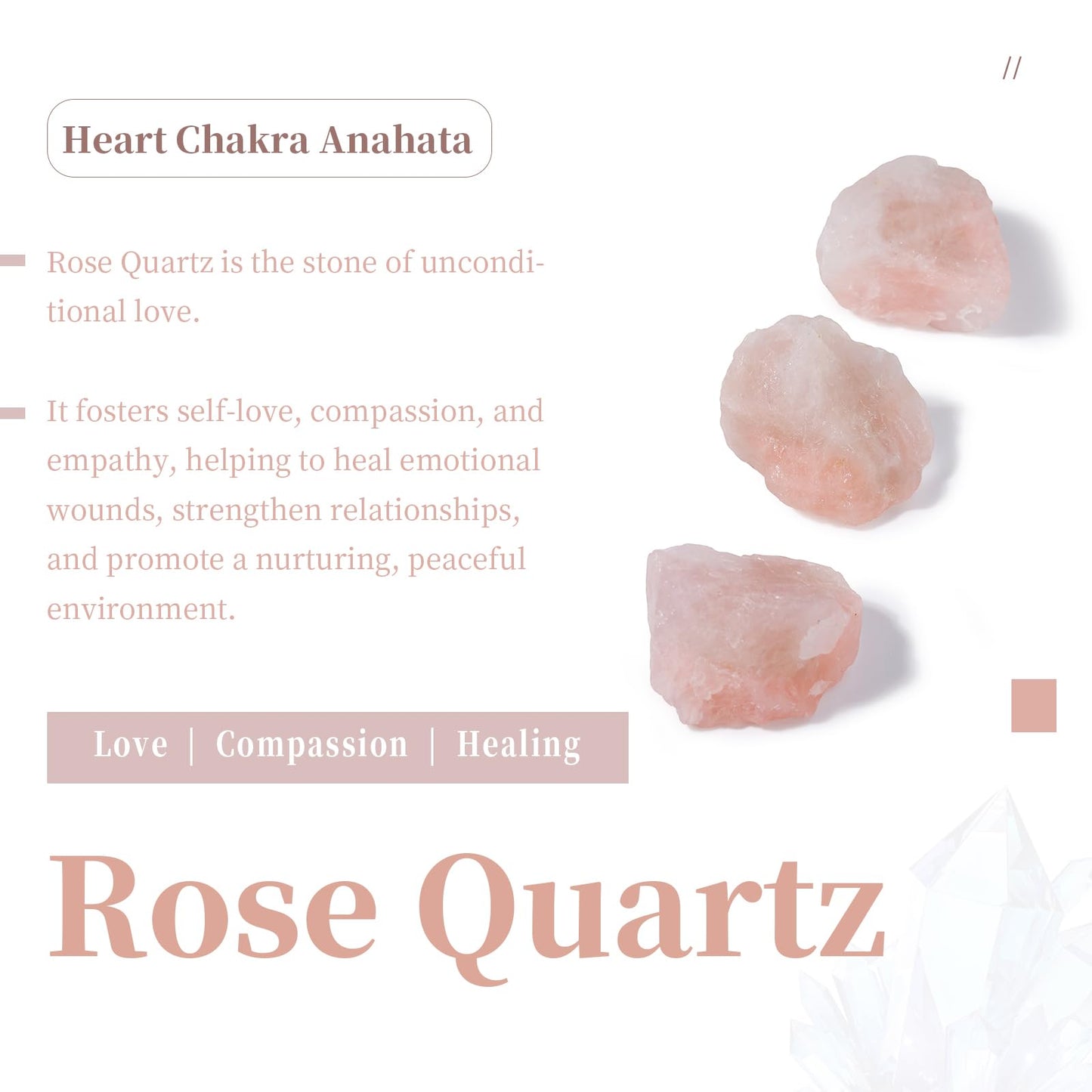 SUNYIK Handcarved Stone Lotus Flower Figurine Sculpture, Natural Healing Crystal Ball Stand Decoration, Rose Quartz, 2"