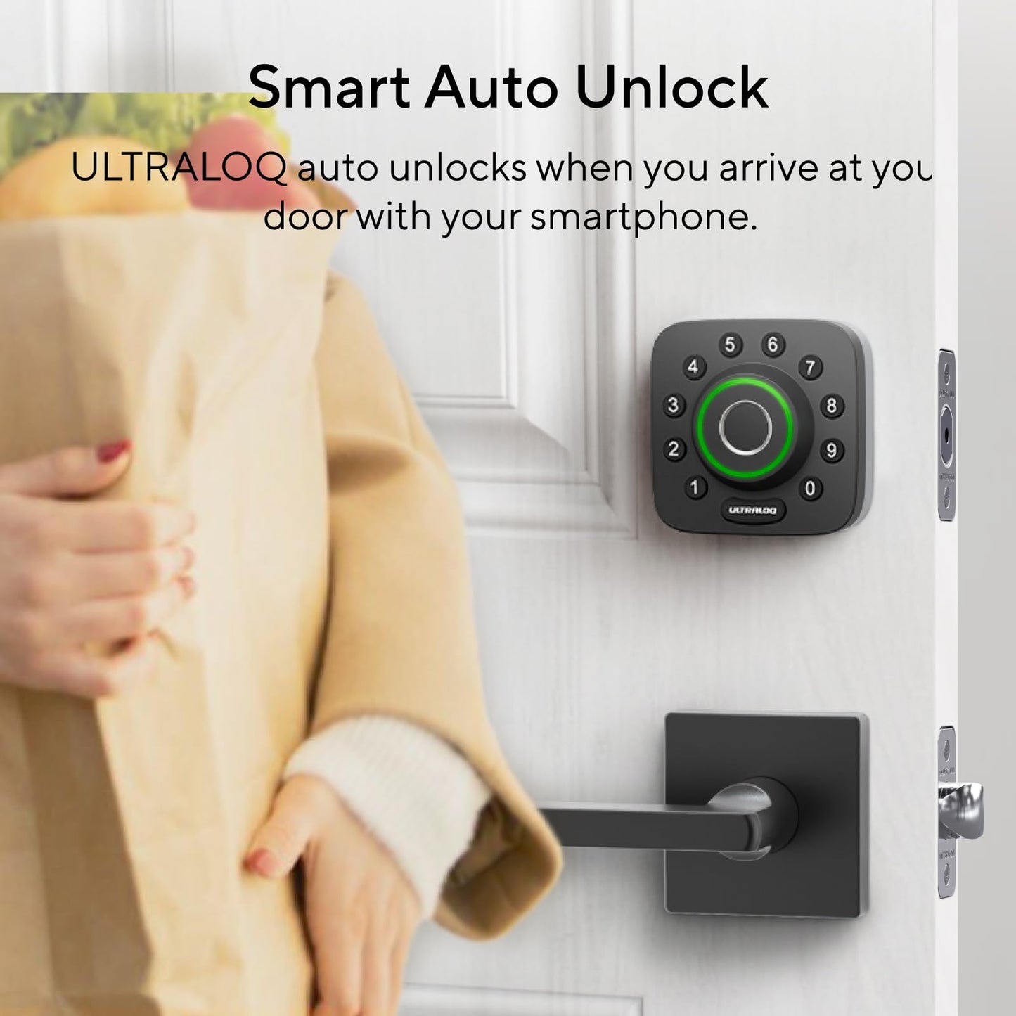 ULTRALOQ Bolt NFC WiFi Smart Lock, Keyless Entry Deadbolt with iPhone/Android Tap, App Remote Control, Keypad, Works with Apple Home, Siri, Alexa, BHMA Certified, Easy Install, 10 Mo. Battery
