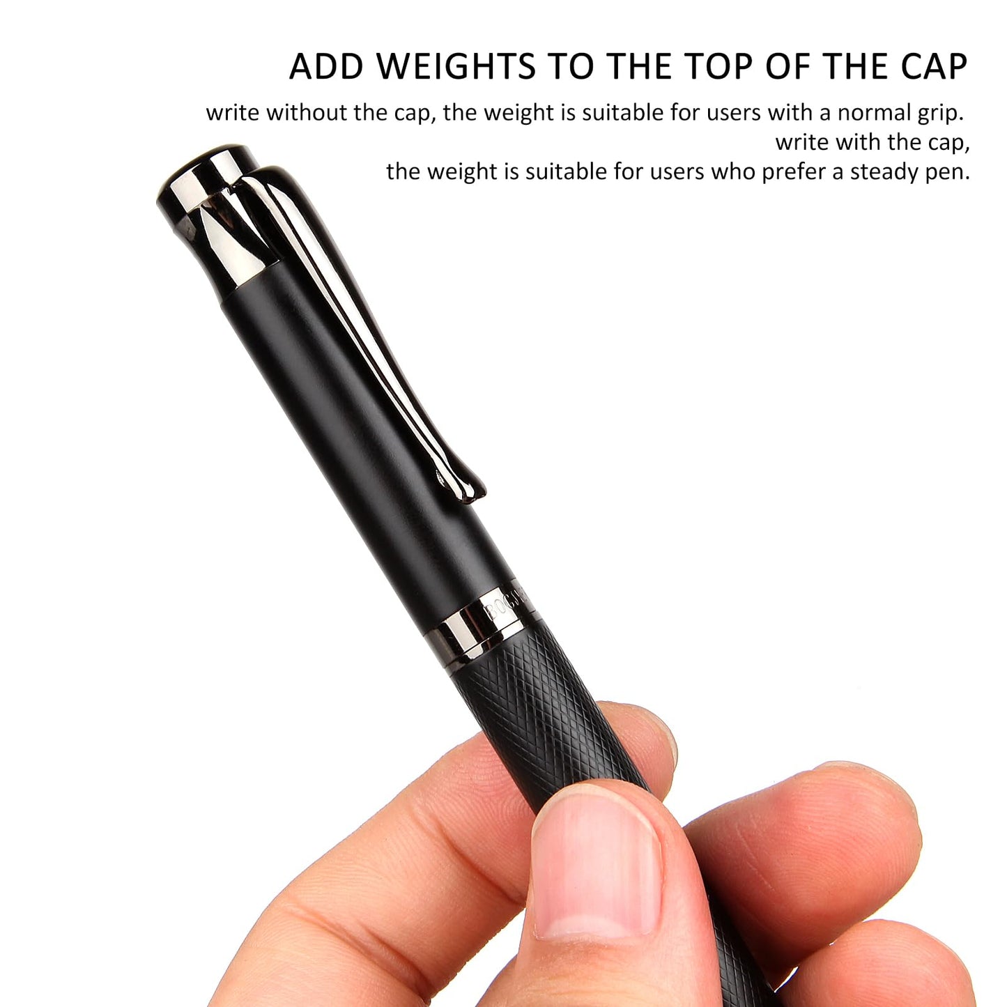 BOCIYER Liquid Ink Rollerball Pens - Fine Line Nice pen, Writing Pens for Journal and Office Supplies, Fancy Pen Gift Box for Father's Day or Mother's Day And Other Festivals(Green)