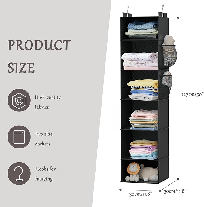 VERONLY Hanging Closet Organizer and Storage