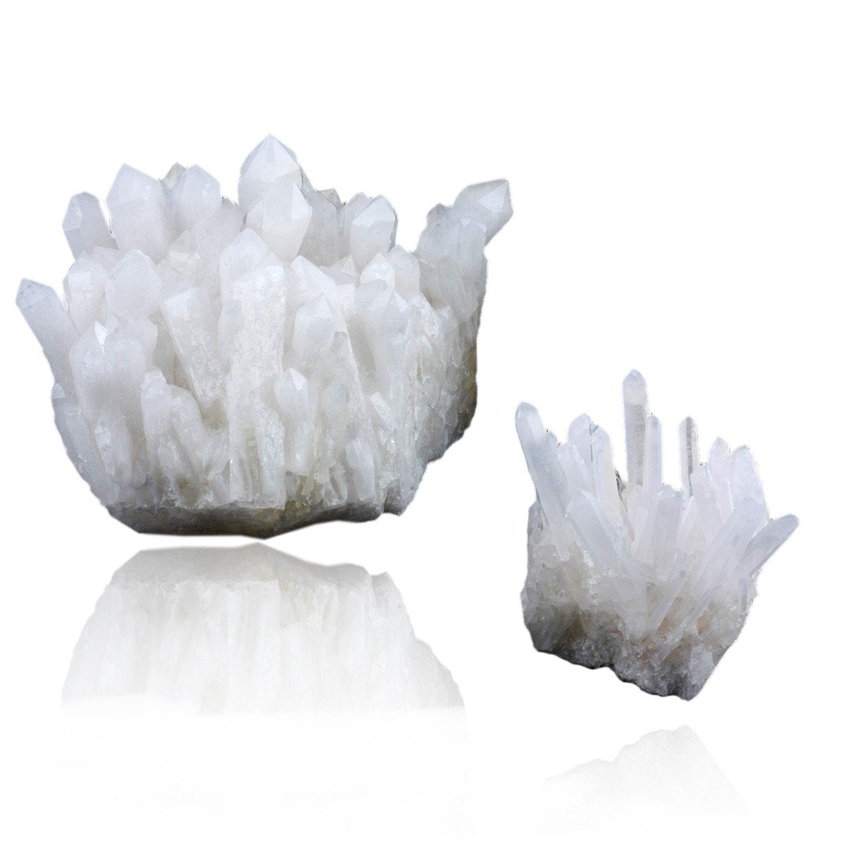 Rockcloud Natural Rock Quartz Crystal Cluster Geode Druzy Home Decoration Gemstone Specimen