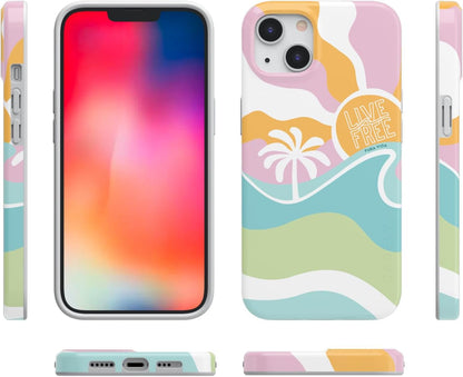 Casely iPhone 13 Case | Field of Flowers | Pastel Floral | Compatible with MagSafe | Classic Ultra Slim Design