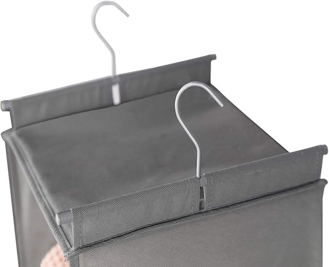 MAX Houser 5 Shelf Hanging Closet Organizer, Space Saver, Closet Hanging Shelves