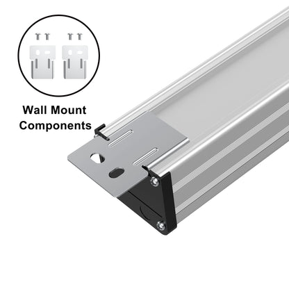 20 Outlet Heavy Duty Metal Socket Power Strip,15-Foot Long Extension Cord with Circuit Breaker. Mounting Brackets Included,Workshop/Industrial use,ETL Certified