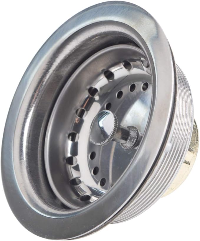 Hydro Master Kitchen Sink Basket Strainer Standard Drains, Stainless Steel