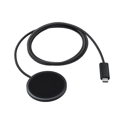 Samsung Galaxy Magnet Wireless Charger with 45W Power Adapter, Cordless Super Fast Charging, Powerful Design, Built-in Magnets, No-Slip Surface, Dark Gray