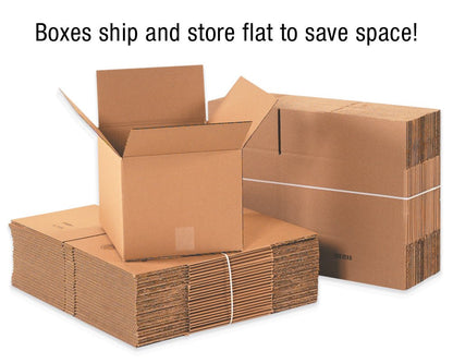 TAPE LOGIC 22x12x6 Flat Corrugated Boxes, Flat, 22L x 12W x 6H, Pack of 25 | Shipping, Packaging, Moving, Storage Box for Home or Business, Strong Wholesale Bulk Boxes