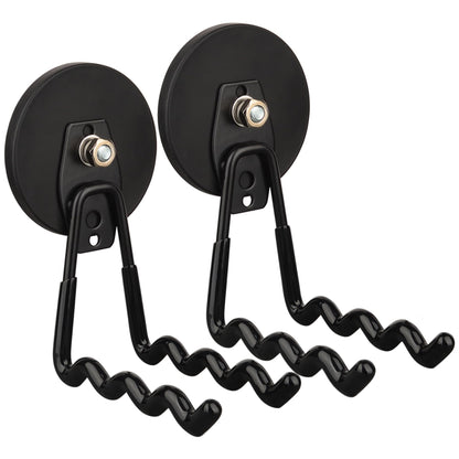 MUTUACTOR Super Power Magnetic Hooks Heavy Duty,2packs Strong Large Magnetic Hooks for Power Tools Organization Heavy Duty Hooks for Cordless Drills Impact Drivers Power Spanners Metal Tool Chest