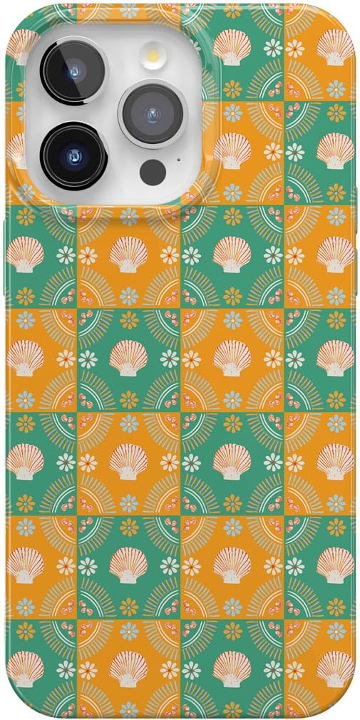 Casely iPhone 13 Pro Case | Fit Check | Neutral Checkerboard | Compatible with MagSafe | Classic Ultra Slim Design