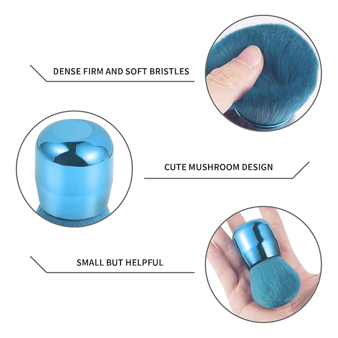 Vaincre Nail Art Dust Powder Remover Brush, Soft Nail Art Dust Cleaner Brush