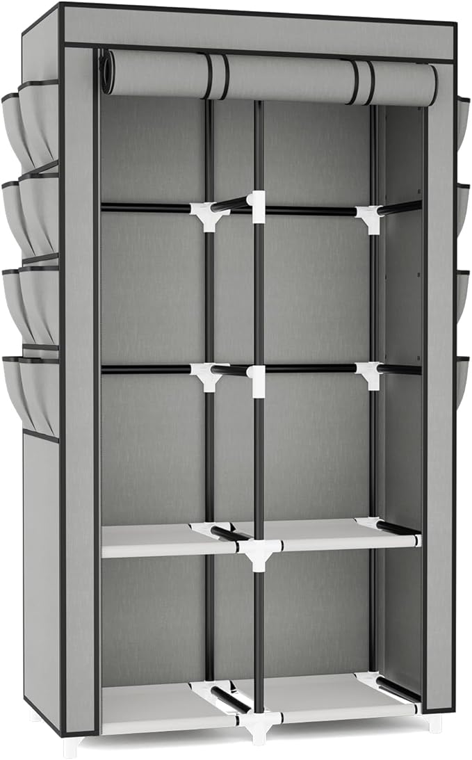 Portable Closet for Hanging Clothes, Portable Wardrobe Closet