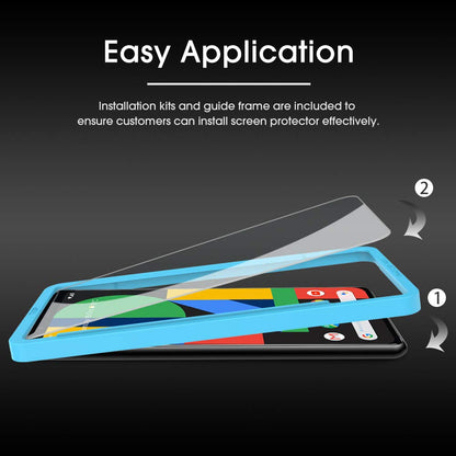 OMOTON 3+2 Pack for Google Pixel 9 Pro Screen Protector, 3 Pack Tempered Glass Screen Protector & 2 Pack Camera Lens Protector for Pixel 9 Pro 2024 6.3-inch, Case Friendly (Not for Pixel 9/9 Pro XL)