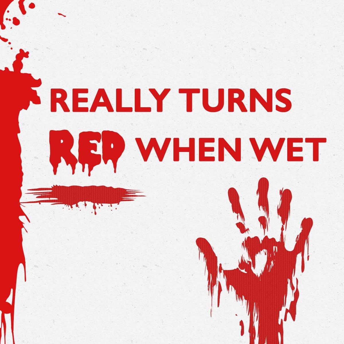 Bloody Bath Mat, The Official and Authentic Mat That Turns Red When Wet, Footprints Disappear Like Magic, Great Novelty Prank Gift