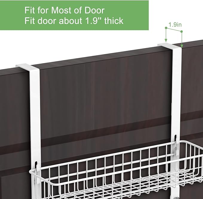 ETELI Over The Door Basket Organizer