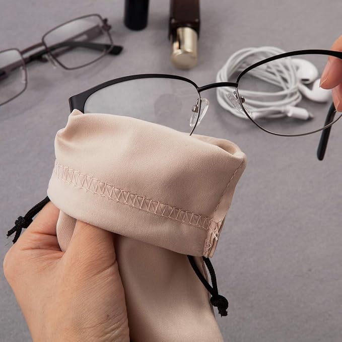 TRIUMPH VISION Soft Eyeglass Pouch 3 Pack