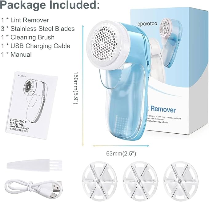 Fabric Shaver, Lint Remover for Clothes, Electric Lint Remover