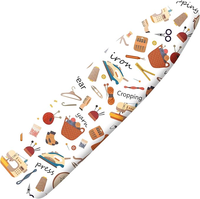 Extra Thick Ironing Board Cover and Pad, 15x54 Ironing Board Cover, Resist