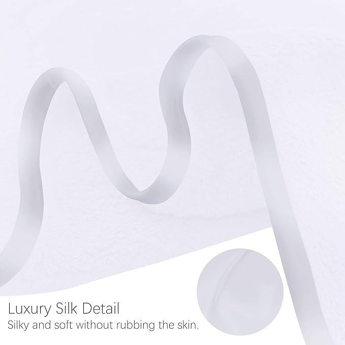 TENSTARS Silk Hemming Bath Towels