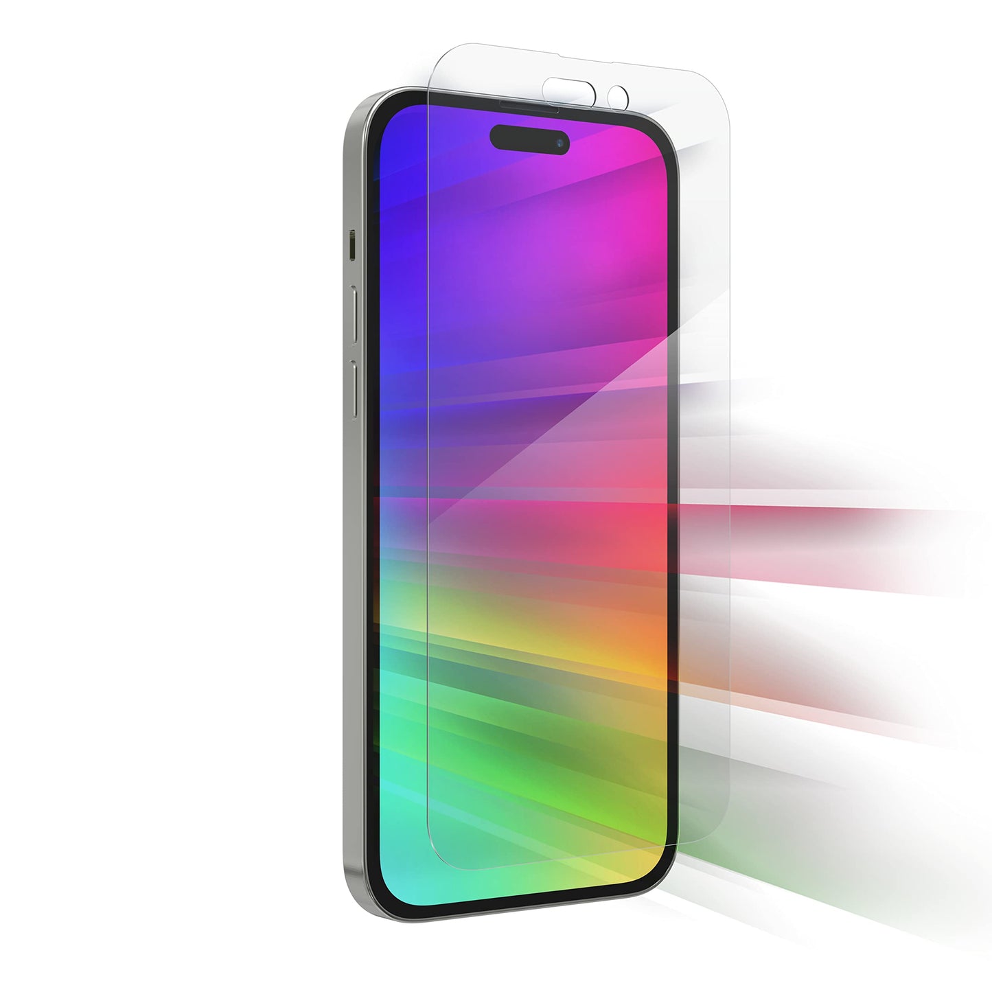 ZAGG Glass Elite Screen Protector for iPhone 16 Pro - 5X Stronger, Reinforced Edges, Ultra-Strong Tempered Glass, Scratch Resistant, Anti-Smudge, Easy Installation, InvisibleShield, Eco-Friendly