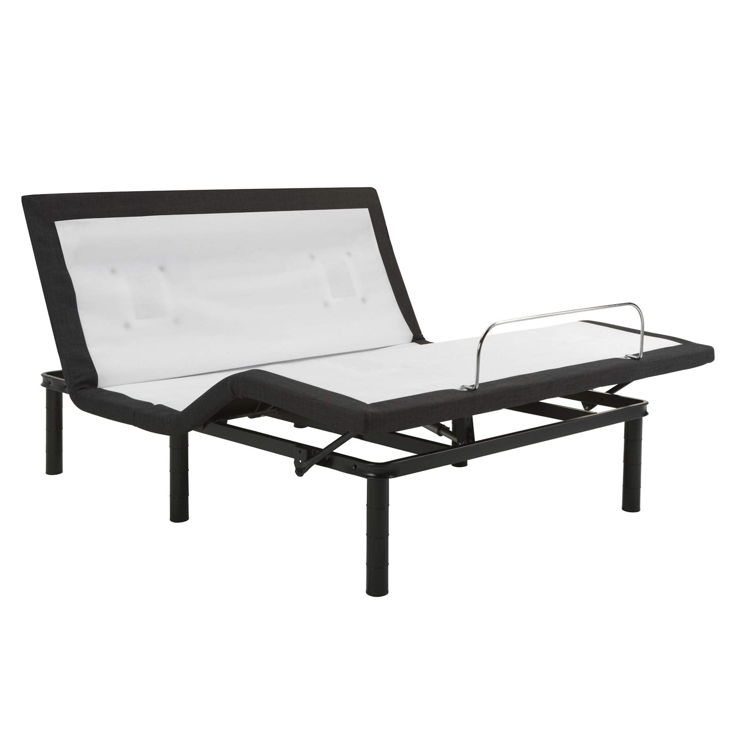 Nutan, 15" Split Adjustable Bed Frame Base with Mattress 3 Programmable Positions, Head and Foot Incline, Massage System, and LED Ambient Lighting, Made for All Types of Mattresses, California King