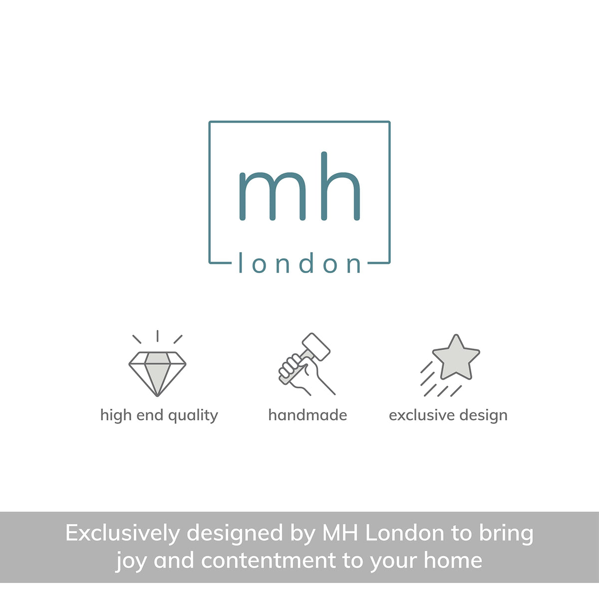 MH London Side Table - Wandsworth Wooden End Table - Exclusively Designed Hand Crafted Small Tables - Contemporary Triangle End Table for Living Room, Bedroom Bedside Tables and Office, Natural