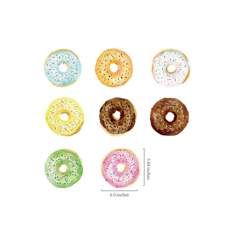 CC HOME 15Pack Donut Cake Hanging Swirls Doughnut Dessert Ceiling Streamer Birthday Party Decorations Donut Themed Party Favors for Holiday Baby Shower Home Decoration Party Supplies