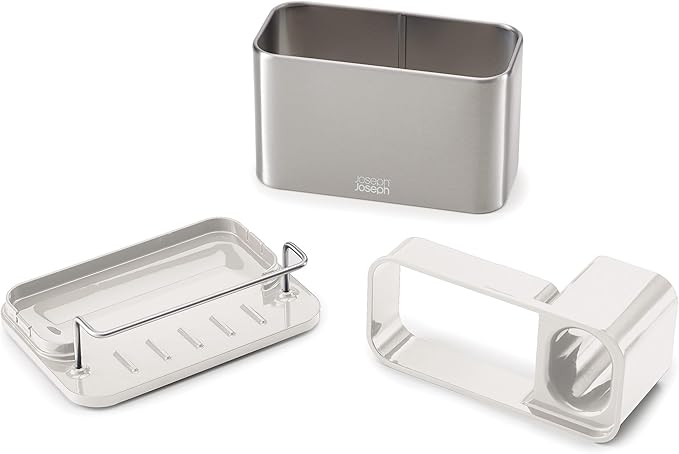 Joseph Joseph Surface Stainless Steel Caddy Sink Area Organizer and Sponge