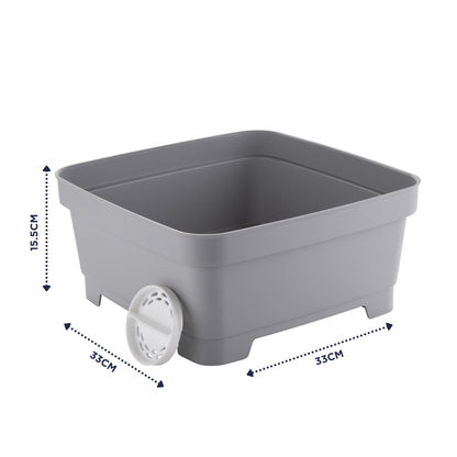Minky Kitchen Sink Washing up Bowl, Stopper in Base, 8 Litre capacity, Ideal for Home, Caravan or Camping