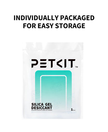 PETKIT Silica Gel Desiccant Sachets 30 Gram x 5 Packs for Smart Automatic Pet Feeders, Desiccant Replacement Bags for Cat Feeders to Keep Pet Food Dry and Fresh