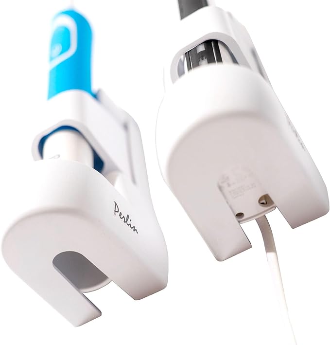Perlin Electric Toothbrush Holder Wall Mounted No Drilling Self Adhesive