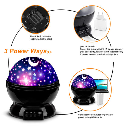 Star Projector Night Light for Kids, 360° Rotating Star Lights for Bedroom, Kid Night Light Projector, Ceiling Light Projector for Kids Room, Birthday Gift for 3 4 5 6 7 8 Year Old Girls Boys