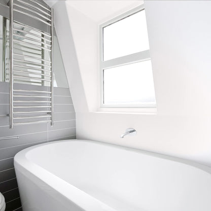 Johnstone's - Bathroom Paint - Brilliant White - Mid Sheen Finish - Stain Blocker Paint - Use in Moist & Damp Areas - Low Odour - Dry in 1-2 Hours - 12m2 Coverage per Litre - 2.5L